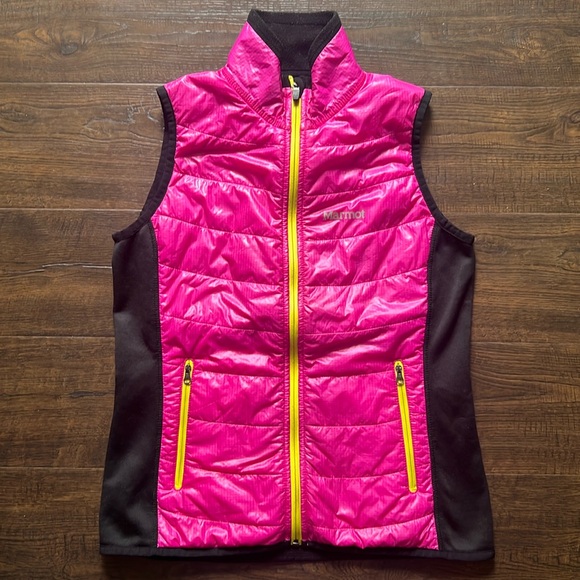 Marmot Women’s Polartec Gilet Vest Pink Size S - Picture 1 of 5